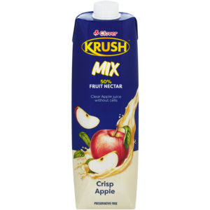 Krush Crisp Apple Mix 50% Fruit Nectar 1L