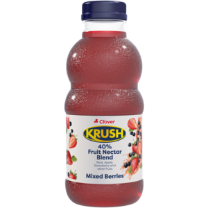 Krush Mixed Berries 40% Fruit Nectar Blend 500ml