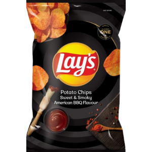 Lay's Sweet & Smoky American BBQ Flavour Potato Chips 120g