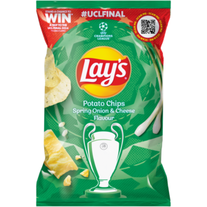 Lay's Spring Onion & Cheese Flavour Potato Chips 120g