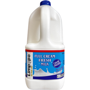 Limpopo Dairies Full Cream Milk 4L
