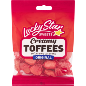 Lucky Star Sweets Original Creamy Toffees 70g