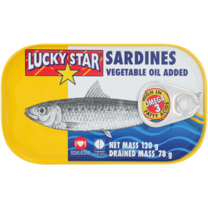 Lucky Star Sardines Vegetable Oil Added 120g