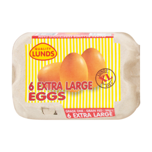 Lunds Extra Large Eggs 6 Pack