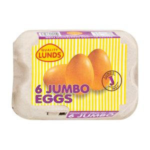 Lunds Jumbo Eggs 6 Pack