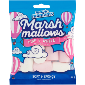 Magic Moments Pink & White Marshmallows 50g