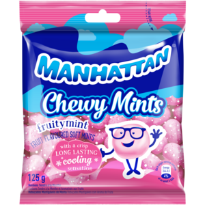Manhattan Fruitymint Chewy Mints 125g