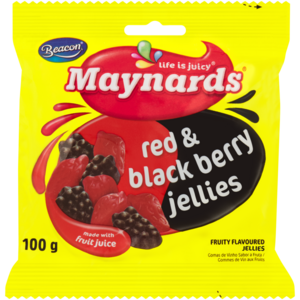 Maynards Red & Black Berry Jellies 100g