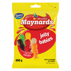 Maynards Fruity Flavoured Enerjelly Babies 400g