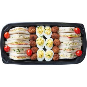Meatballs And Eggs Sandwich Small Platter