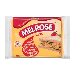 Melrose Sweetmilk Flavoured Full Cream Processed Cheese Slices 200g