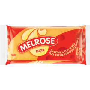 Melrose Sweetmilk Flavoured Full Cream Processed Cheese Slices 400g