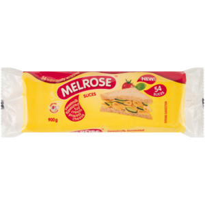 Melrose Sweetmilk Flavoured Full Cream Process Cheese Slices 900g