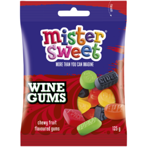 Mister Sweet Wine Gums 125g