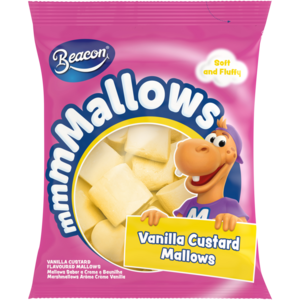 mmmMallows Vanilla Custard Flavoured Mallows 135g
