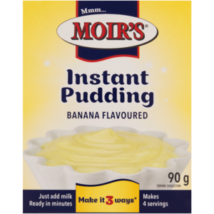 Moir's Banana Flavoured Instant Pudding 90g