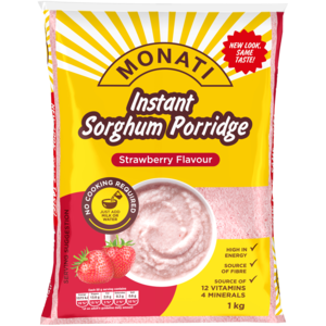 Monati Mabela Strawberry Flavoured Instant Porridge 1kg