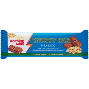 Morning Mills Milk Choc Coated Energy Bar 38g
