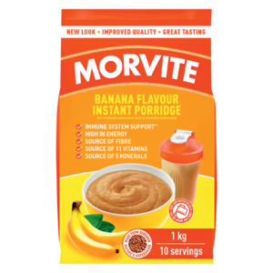 Morvite Original Banana Flavoured Instant Porridge 1kg