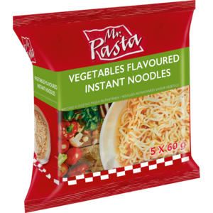 Mr. Pasta Vegetable Instant Noodles 5 x 60g