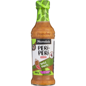 Nando's Wild Herb Medium Peri-Peri Sauce 250g