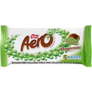 Nestlé Aero Peppermint Milk Chocolate Slab 135g