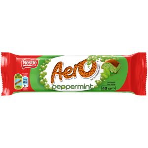 Nestlé Aero Peppermint Milk Chocolate Bar 40g