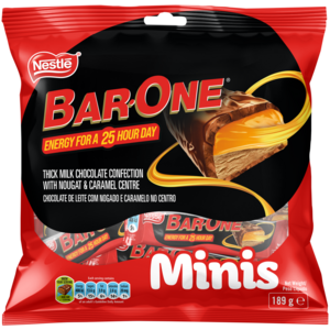 Nestlé Bar-One Minis Chocolate Bar 189g