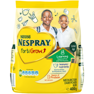 Nestlé NESPRAY FortiGrow Medium Cream Dairy Powder Blend 400g