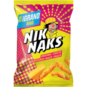 NikNaks Original Cheese Flavoured Maize Snack 190g