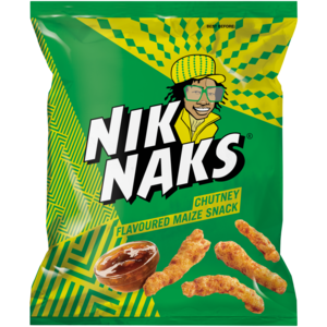 NikNaks Fruit Chutney Flavoured Maize Snack 135g