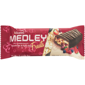 Niveen Medley Berries Granola Oat & Fruits Bar 40g
