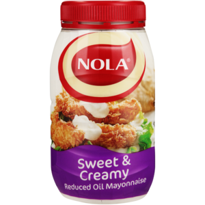 Nola Sweet & Creamy Reduced Oil Mayonnaise Jar 780g