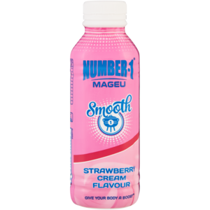 Number 1 Strawberry Cream Flavoured Smooth Mageu Bottle 500ml