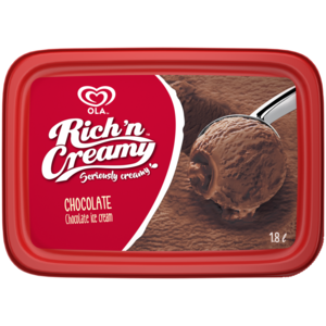 Ola Rich 'n Creamy Chocolate Flavoured Ice Cream 1.8L