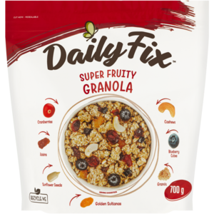 On The Go DailyFix Super Fruity Granola 700g