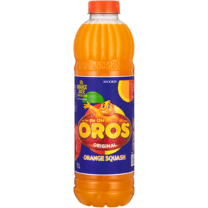 Oros Orange Flavoured Concentrated Squash 1L