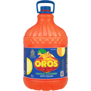 Oros Tropical Flavoured Apple Concentrated Squash 5L