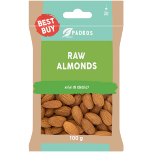 Padkos Raw Almonds 100g