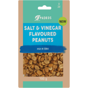 Padkos Salt & Vinegar Flavoured Peanuts 100g