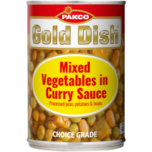 Pakco Gold Dish Mixed Vegetables in Curry Sauce 415g