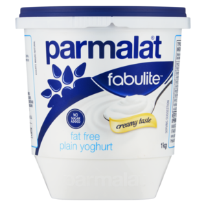 Parmalat Fabulite Fat Free Plain Yoghurt 1kg