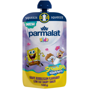 Parmalat Kids Grape Bubblegum Flavoured Low Fat Dairy Snack 100g