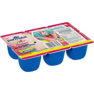 Parmalat Kids Strawberry Flavoured Low Fat Dairy Snack 6 x 75g