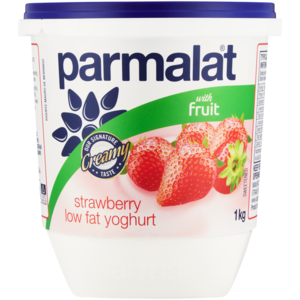 Parmalat Strawberry Low Fat Yoghurt with Fruit 1kg