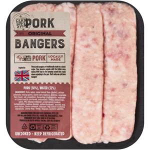 Pork Bangers Per KG