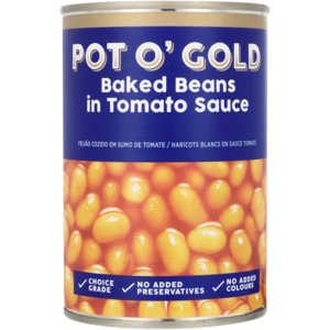Pot O' Gold Baked Beans In Tomato Sauce 410g