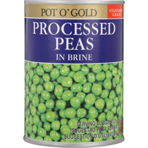 Pot O' Gold Processed Peas In Brine 400g