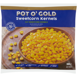 Pot O' Gold Frozen Sweetcorn Kernels 900g
