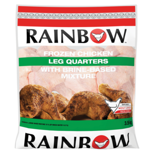 RAINBOW Frozen Chicken Leg Quarters 3.5kg